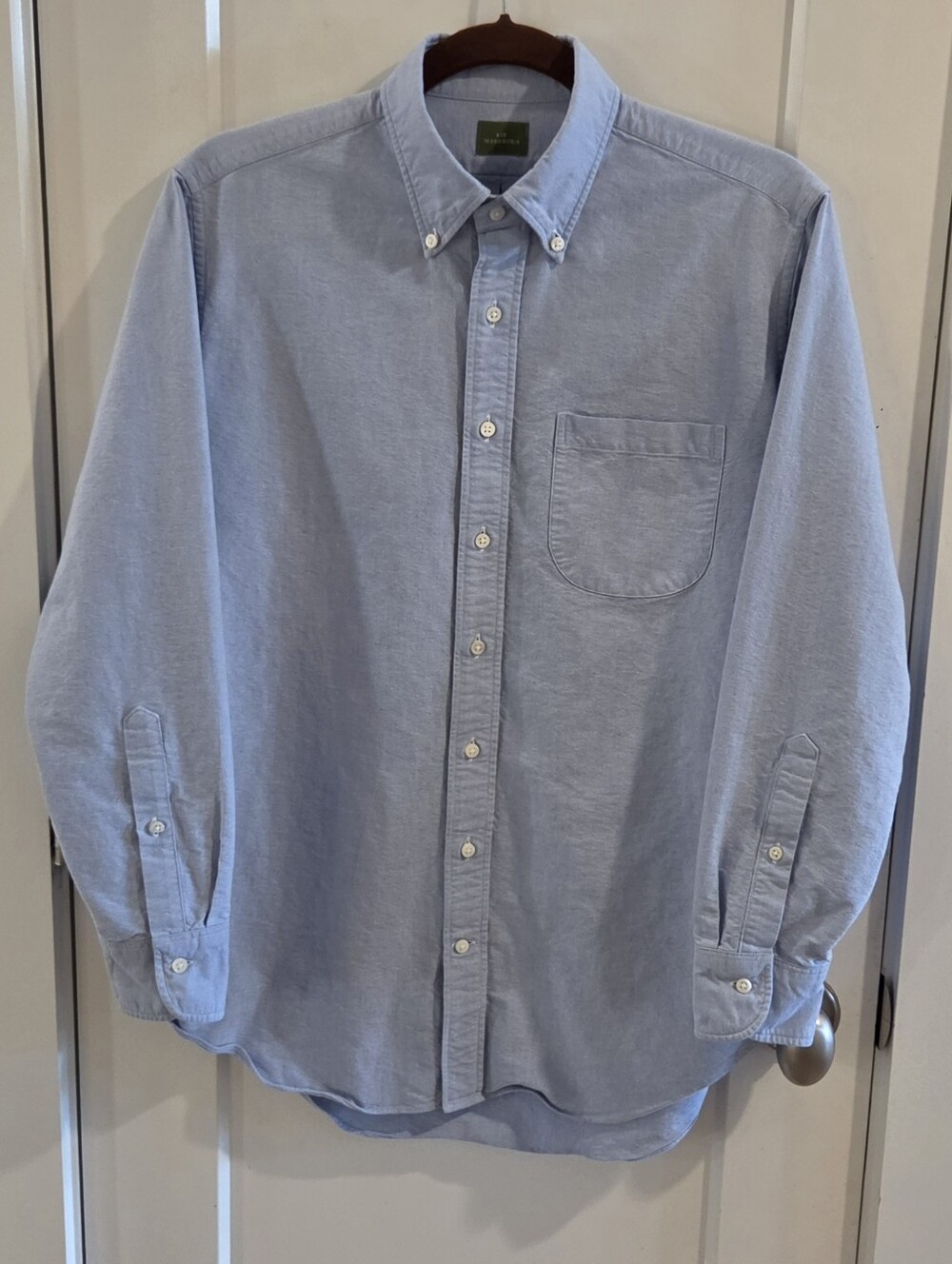 Sid Mashburn Oxford Button-Down Shirt - Light Blue Size Medium / 15 1/2 / 33